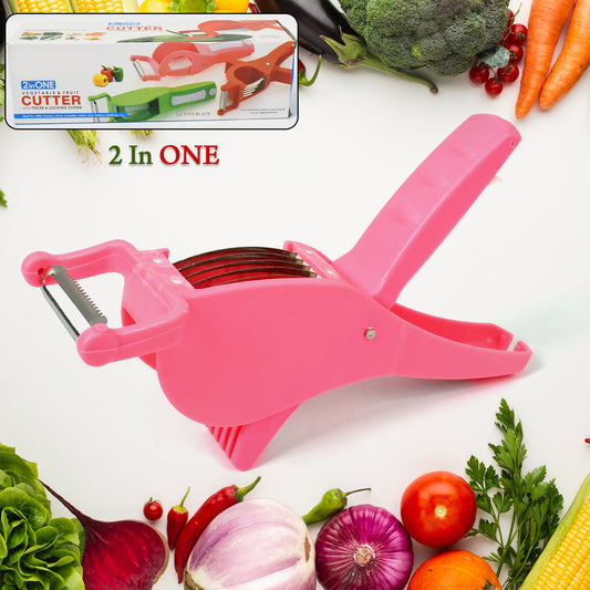 Vegetable Cutter With Peeler