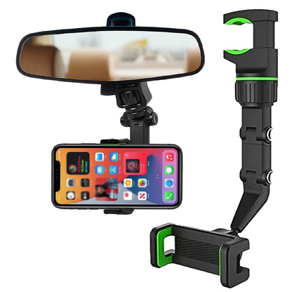 Car rear view mirror mobile holder 