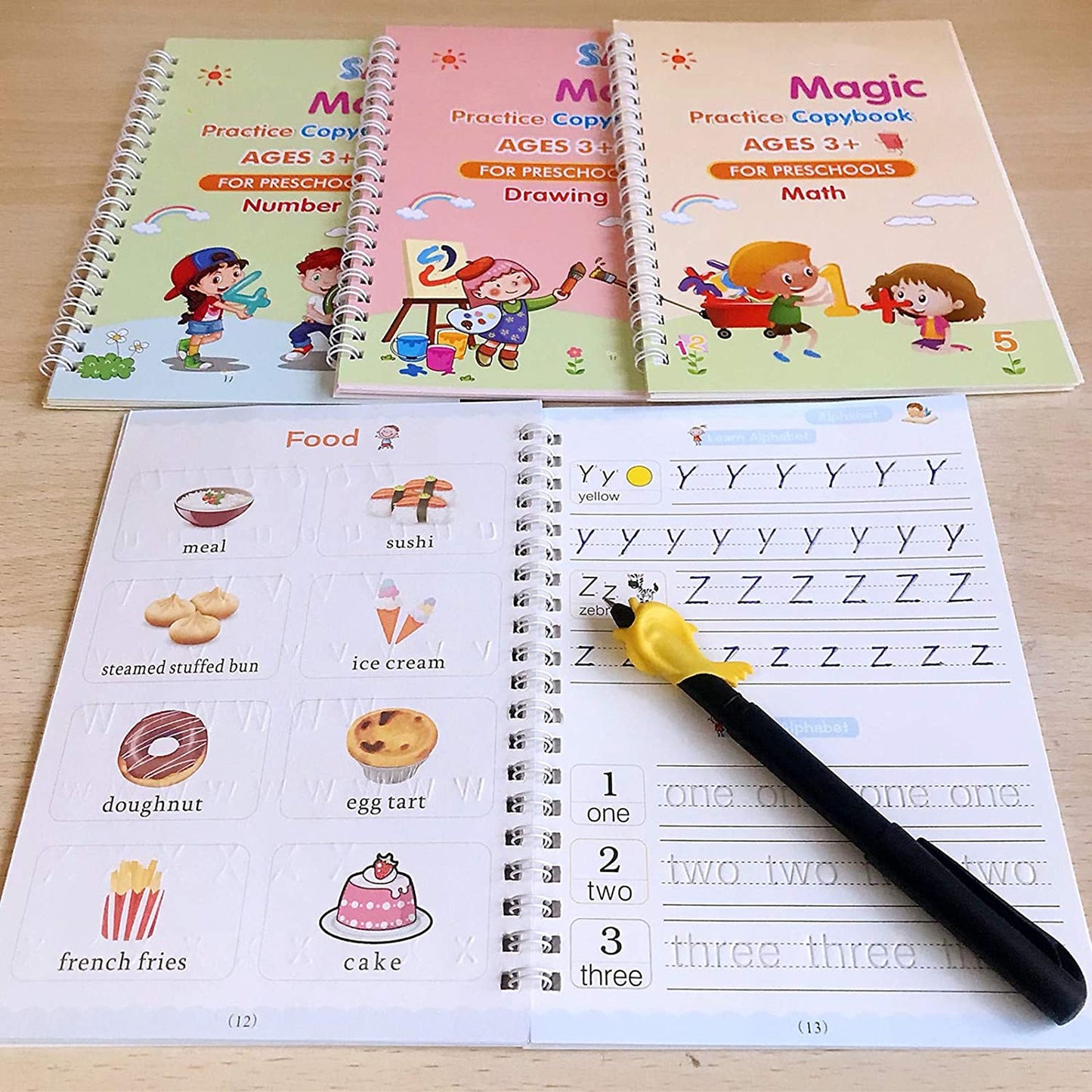 Magic practice copybook