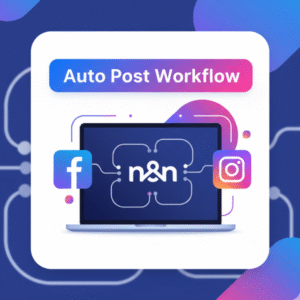 Auto post n8n workflow template